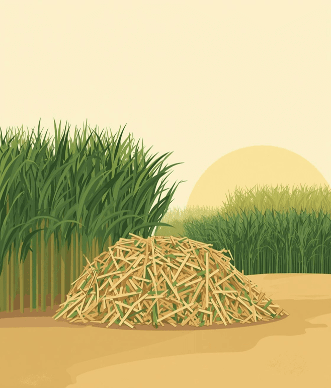 Sugarcane Trash Raw Material