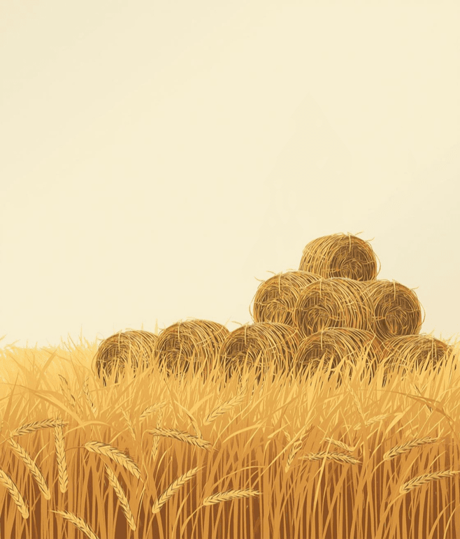 Wheat Straw Raw Material